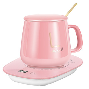 Cross-border wholesale constant temperature coaster three-gear temperature control display USB heating pad household ceramic cup warm Cup insulation pad