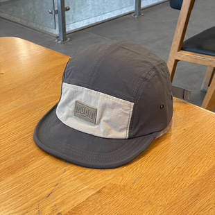 Couple's Five-piece Quick-drying Breathable Short Brim Baseball Cap Men's and Women's Tooling Soft Top Hip-hop Soft Brim Cap Women's Fashion