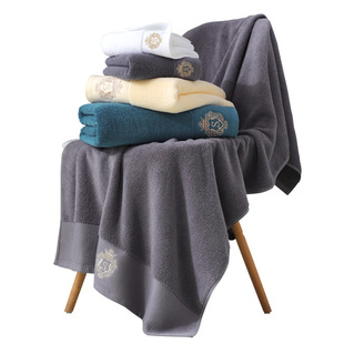 Star hotel bath towel cotton thick adult absorbent Hotel 70*140cm cotton large bath towel gift LOGO
