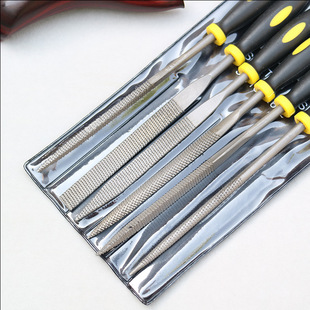 Factory direct mini woodworking file hardwood small file 6-piece New Wood file mahogany file small file