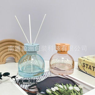 100ML Screw-on Semi-circular Aroma Bottle ins Fire-free Rattan Volatile Bottle Essential Oil Fragrance Expanding Empty Bottle Household Fragrance Ornaments