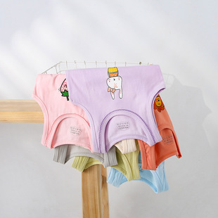 Summer Children's loose casual Lycra Cotton I-shaped vest boys and girls cartoon bottoming sleeveless vest top