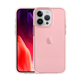 Чехол для iPhone 16 Pro Max, прозрачный, розовый, желеобразный, супер-фея, противоударный, для нового iPhone 16 Pro Max