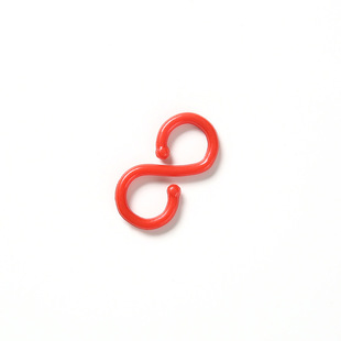 S-shaped shower curtain plastic hook wholesale creative color supermarket food hook S-shaped hook seamless hook custom