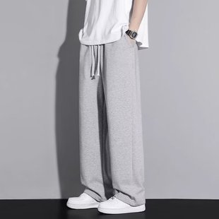 Cross-border Sweatpants Men's Summer New Style Pendant Men's Straight Pants Spring and Summer Fashionable Wide Leg Pants Loose Casual Sports Pants