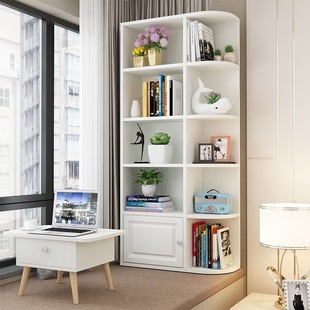 Bay Window Cabinet Storage Cabinet Desk Bookcase Integrated Creative Combination Bedroom Multifunctional Bookshelf Windowsill Cabinet Small Storage Rack