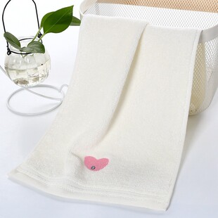Children's towel cotton soft absorbent small towel kindergarten cute cartoon baby face towel cotton towel