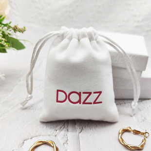 Velvet Bag Wholesale Velvet Jewelry Jewelry Bag Headset Storage Drawstring Bag Gift Packaging Bag Bundle Pocket