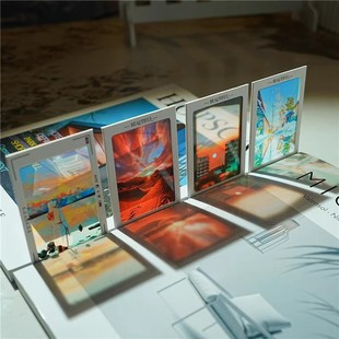 Ins Blank Reverse Film Empty Film Clip Light Film Bookmark Photoformed Film Creative Material Gift Diy Gift
