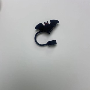 Cross-border Spot Bat Straw Cap Dust-proof Plug Skull Straw Dust-proof Plug Detachable 10MM Straw Cap