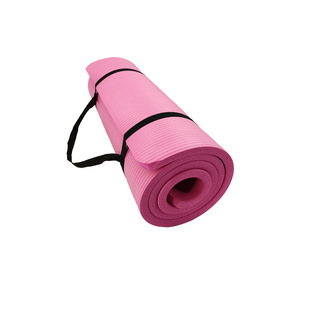 nbr Yoga Mat Cross-border Thickened Non-slip Widened Fitness Mat Beginners Home 10mm15mm Custom logo