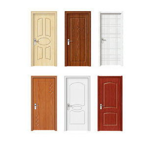 Foreign trade carbon crystal door apartment hotel project paint-free door home rental bedroom door school complete set of solid wood door