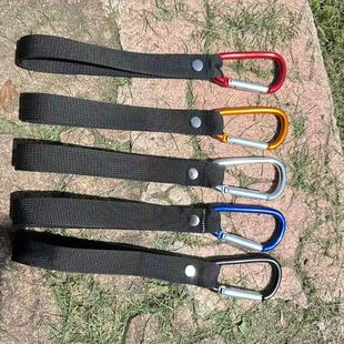 Multi-functional hook mountaineering buckle hanging belt electric car hanging hook non-punching strap outdoor supplies essential