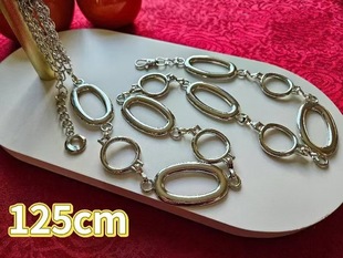 Cross-border Metal Butterfly Waist Chain silver Pearl Belt Chain Women's High-end Style Matching Skirt All-match Decoration European and American Vintage