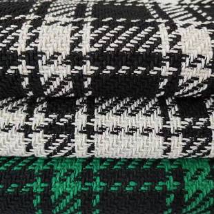 Shaoxing factory spot autumn and winter plaid fashion suit shirt shoes hat luggage plaid woolen fabric
