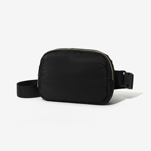 Simple all-match women's chest bag multi-functional shoulder crossbody waist bag small fresh textile memory cloth belt mobile phone bag