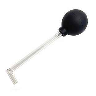 Supply Amazon glass tube oral cleaner tonsil stone removal tool high borosilicate glass suction ball