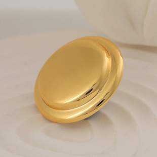 Small fragrance smooth step mushroom metal button high sense coat windbreaker coat button manufacturers wholesale cross-border