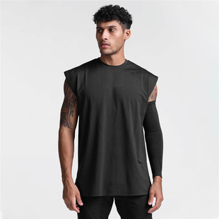Summer mesh quick-drying breathable sports fitness vest men's muscle sleeveless waistcoat basketball running training clothes top