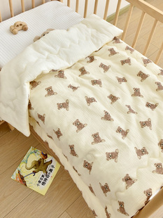 Newborn Baby Cotton Quilt Baby Spring and Autumn Thin Air-conditioning Quilt Kindergarten Children Four Seasons Universal Nap Cover Quilt