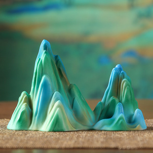Color-changing tea pet creative pen holder thousands of miles Jiangshan beauty classical only this green gift-giving tea accessories cross-border