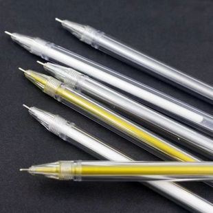 Cross-border White highlight pen student DIY Journal pen Golden Art Hook pen high-looking highlight pen wholesale