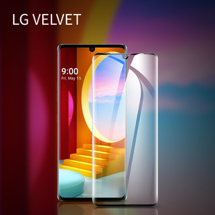 Amazon LG бархатная закаленная пленка G9 изогнутый экран полный клей 3D Горячая Гибка пленка для мобильного телефона полноэкранная Защитная пленка для края