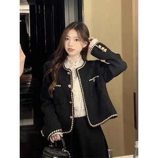 Elegant Socialite Chanel Style Coat Women's Chic Design Sense Outer Long Sleeve Autumn Winter 2025 Spring Summer New Top for Women