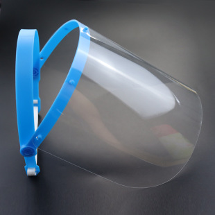 Factory Supply in stock PET Anti-fog Defense Anti-droplet Face Screen Anti-oil Anti-splash Anti-epidemic Transparent Mask Protective Mask