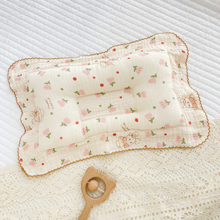 Baby shaped pillow newborn correction anti-deviation head type four seasons universal baby pillow rectangular children's pillow wholesale
