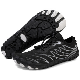 Cross-border Summer Tracing Shoes Quick-drying Breathable Wading Shoes Lightweight Wading Shoes Outdoor Mountaineering Shoes for Men and Women Non-slip Wear-resistant