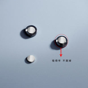 Fashion Korean-style Magnetic Absorbent Round Ear Clip Men's Distinctive Geometric Earrings Trendy Men's Hip-hop Street Attico Earrings