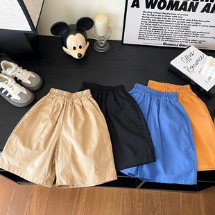 Children's Shorts Summer Casual Breathable Workwear Shorts Boys Summer Thin Home Clothes Cotton Sweat-Absorbing Sports Pants