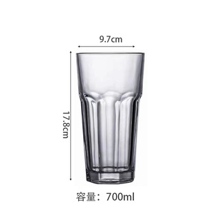 Mesoma Gibraltar beer glass water cup juice cup fruit tea cup octagonal mojito bubble wine glass