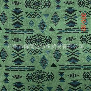 Xinrong Textile Xiyin tume is specially for 390 Austrian grain velvet double-sided short plush printed clothing home casual wear in stock