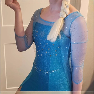 Юбка Aisa elsa для взрослых Хэллоуин внешняя торговля Frozen платье для взрослых Принцесса Aisa сценическое платье