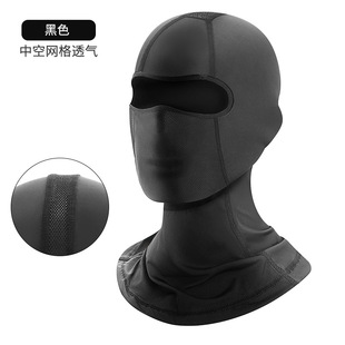 Outdoor Riding Sunscreen Headgear Breathable Sweat-wicking Mask Motorcycle Motorcycle Helmet Lining Headgear Ice Silk Full Face Headgear