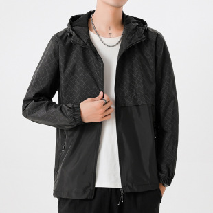 Jacket Men's 2022 Autumn Casual Windproof Charge Clothes Young and Middle-aged Men's Autumn Wear Thin Coat Trendy 2389