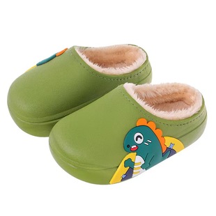 Internet celebrity children's cotton slippers autumn and winter outdoor indoor home thick bottom non-slip wear-resistant Thermal factory direct wholesale