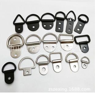 Factory wholesale semicircle D buckle plus iron piece D buckle hook luggage shoe buckle bag hook