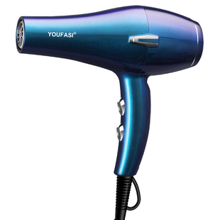Factory wholesale cross-border hair dryer household blue light hot and cold wind high-power folding hair dryer trembles fast hand generation