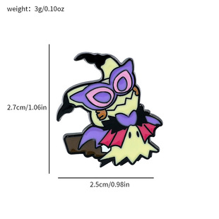 Creative personality funny treasure dream brooch Magic Baby metal badge pet elf Geng ghost Kabi beast