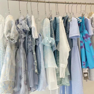Hangzhou Sijiqing Dress Skirt Spring Women's Small High-End Brand Women's Clothing Physical Live Supply