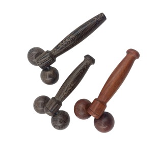 Winged Wooden Double Ball Roller Massager Household Facial Muscle Relaxation Ball Winged Wooden Face Slender Wholesale