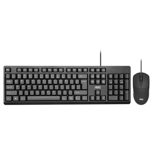 Installed distribution keyboard and mouse set USB wired computer business office home game keyboard and mouse kit wholesale