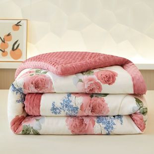 Pure cotton winter beanie padded warm winter quilt cotton beanie velvet children spring and autumn quilt air conditioning cotton quilt core