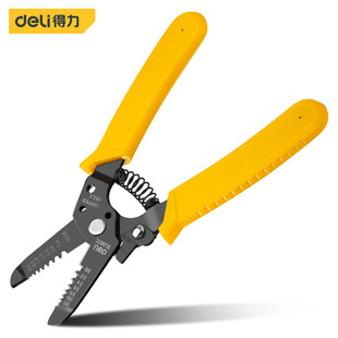 Deli Tool DL2607C инструмент для зачистки проводов 0,6-2,6 мм инструмент для зачистки проводов электрик Многофункциональный оптоволоконный Сетевой провод для зачистки проводов