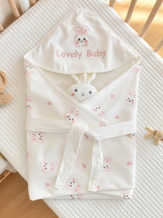 Newborn quilt baby cotton double gauze summer thin bag baby delivery room swaddling anti-startling bag towel