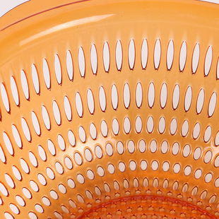 Factory wholesale plastic household drain basket storage basket vegetable basin leakage basket kitchen single-layer fruit and vegetable basket steamed bread basket