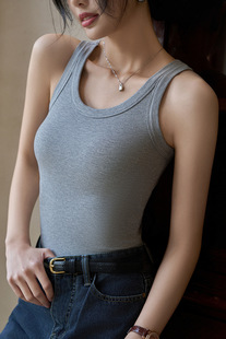 Camisole Women's Inner Wear with Breast Pads 2025 New Spring and Summer Thin White Beautiful Back Bra All-In-One Bottoming Top